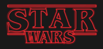 logo Star Wars riferimenti in Stranger Things serie tv