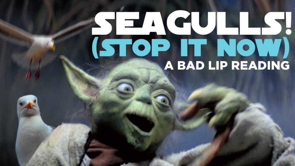 video nonsense di yoda star wars seagulls stop it now