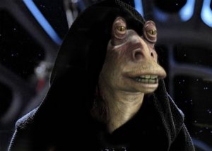 la teoria di jar jar signore dei sith in star wars