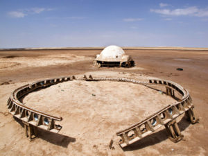 abbandono del set di star wars in tunisia