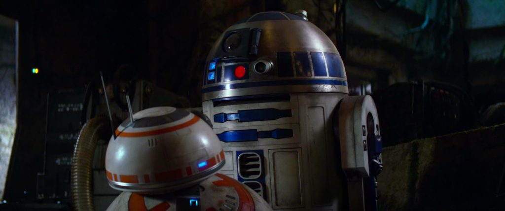 risveglio r2-d2 amicizie bb-8