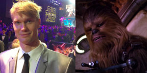 messaggio dell'attore che interpreta chewbacca star wars