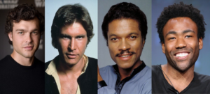 ragazzi e foto dello spin off su han solo star wars