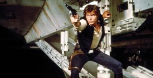 blaster han solo star wars personaggi