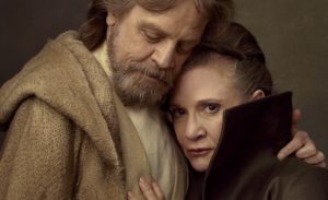 luke e leia abbraccio set star wars episodio viii informazioni pablo hidalgo