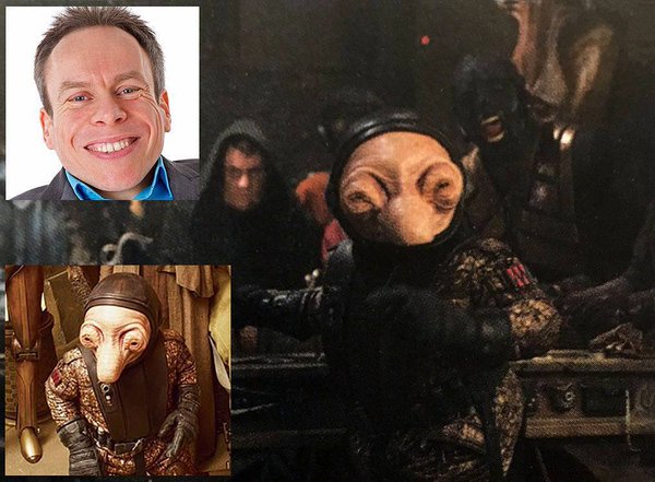 Warwick davis in episodio VII 