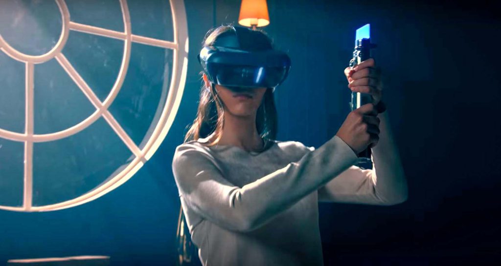 video star wars visore ar realtà aumentata lenovo jedi challenges