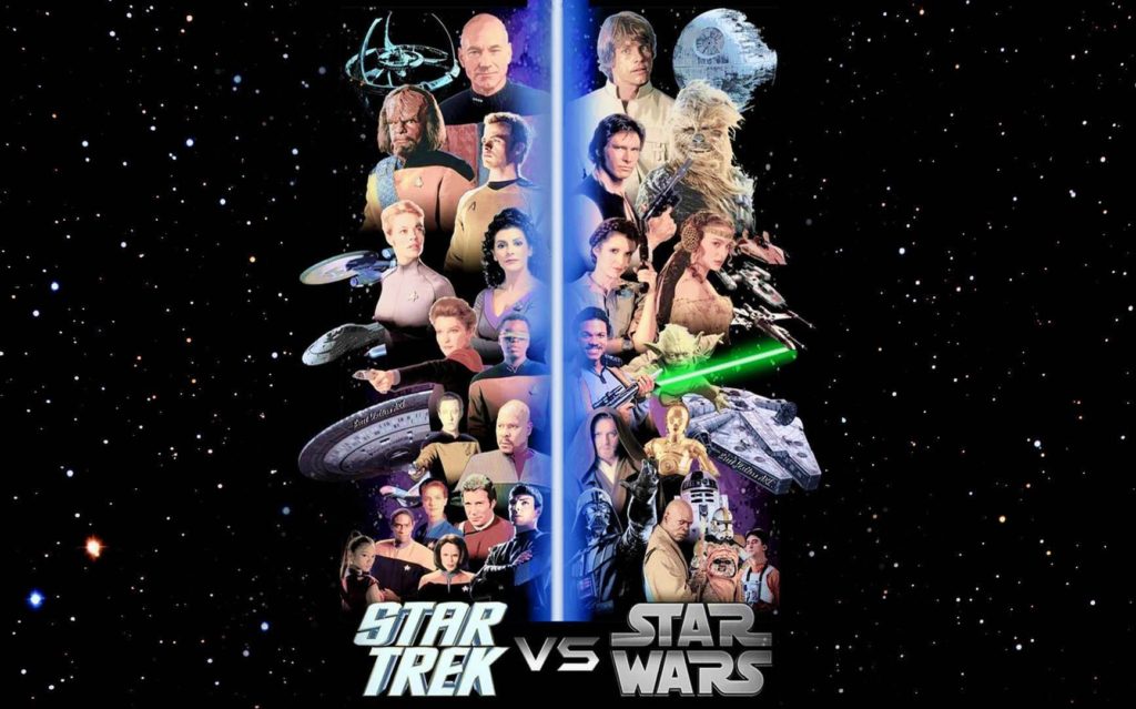 lite tra amici per star wars e star trek