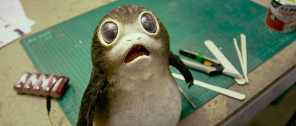 i porgs di star wars episodio viii: the last jedi