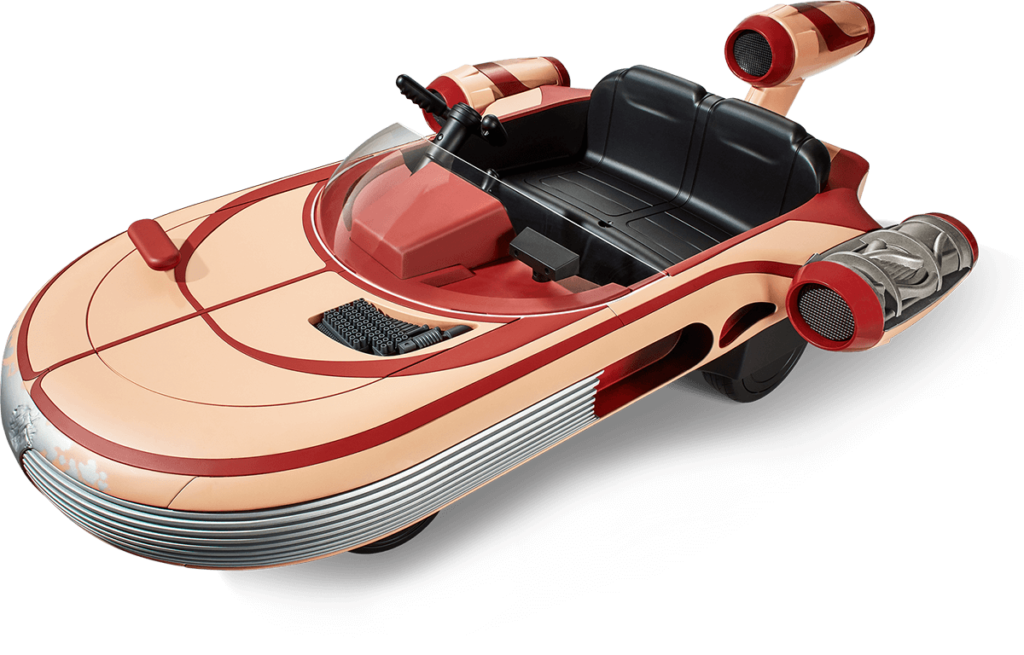 speeder star wars luke skywalker gioco bambini