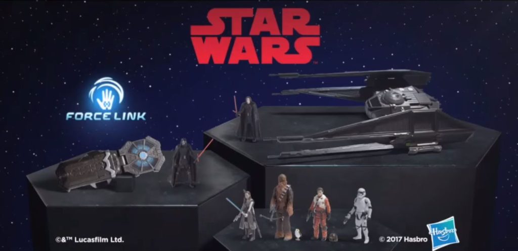 star wars the last jedi frasi film giochi hasbro force link band