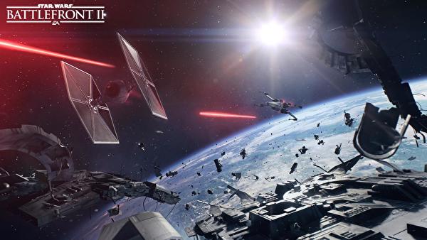 combattimenti aerei di star wars battlefront II