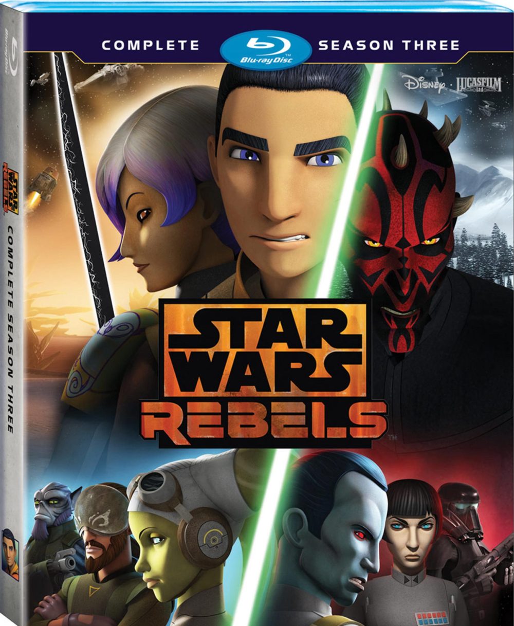 star wars rebels stagione 3 blu-ray home video copertina