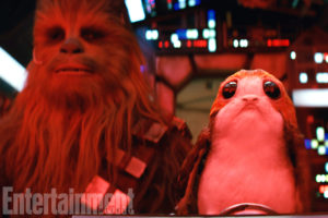 porgs chewbacca millennium falcon star wars the last jedi episodio viii