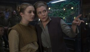 billie lourd parla di sua madre carrie fisher e star wars