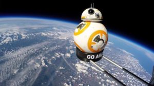 star wars bb-8 droide spazio argos giocattoli pubblciità