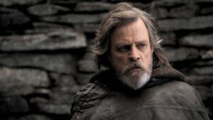 bimbo e mark hamill luke skywalker star wars the last jedi poster imax lato oscuro