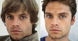 sebastian stan giovane luke skywalker in star wars