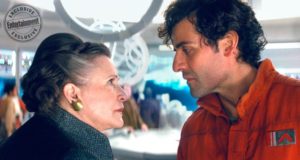 the last jedi oscar isaac leia e poe immagini da the last jedi