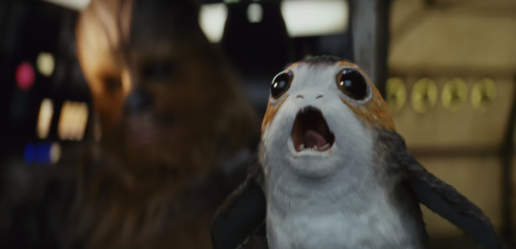 momenti comici in star wars the last jedi