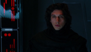 kylo ren senza maschera star wars episodio vii