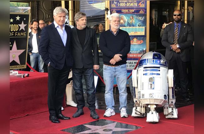 stella a mark hamill sulla hollywood walk of fame