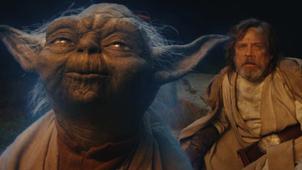 yoda luke e leia nelle tre trilogie