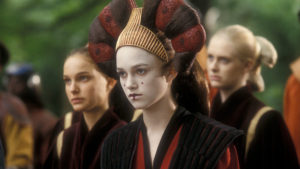 keira knightley sabè regina amidala in star wars episodio i