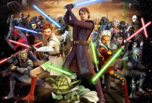 personaggi the clone wars dieci anni serie tv disney lucasfilm comic con