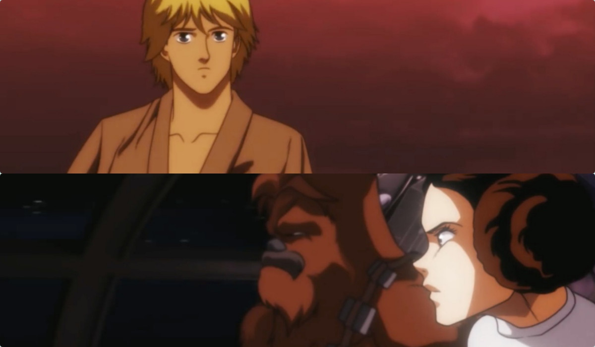 star wars una nuova speranza in stile anime