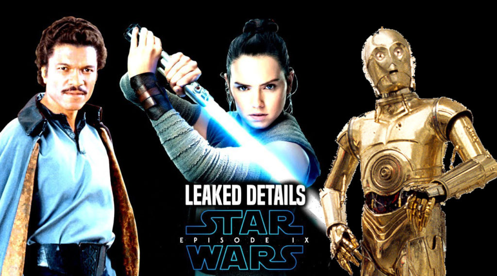 rumors su rey lando e c3po in star wars episodio ix