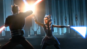 Nel trailer di The Clone Wars, vediamo il duello tra Darth Maul e Ahsoka