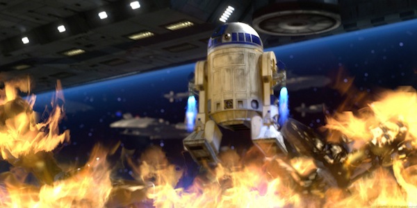 R2-D2 in azione ne La vendetta dei Sith