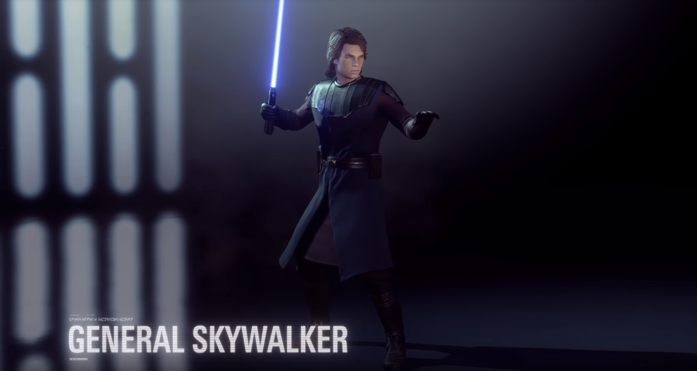 nuova skin anakin skywalker battlefront II general skywalker