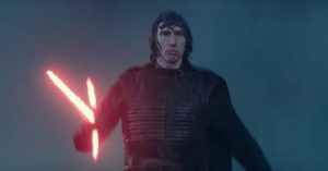 adam driver kylo ren nel trailer di episodio ix