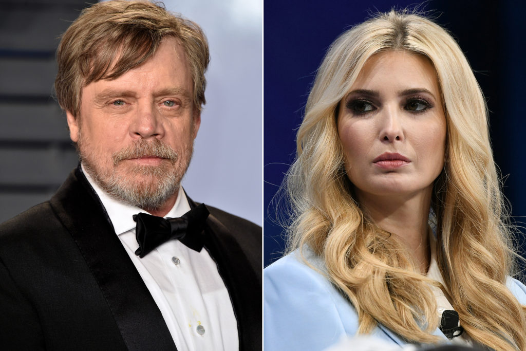 diatriba mark hamill ivanka trump