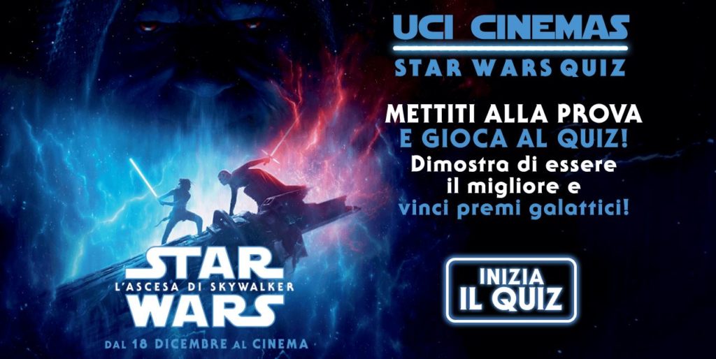 quiz uci cinemas su star wars episodio ix