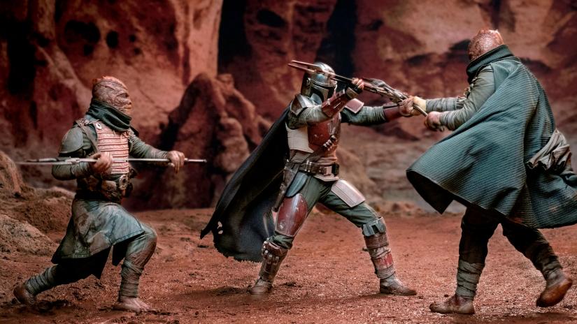 The Mandalorian in azione nella seconda puntata