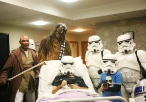 star wars proiettato per un fan malato