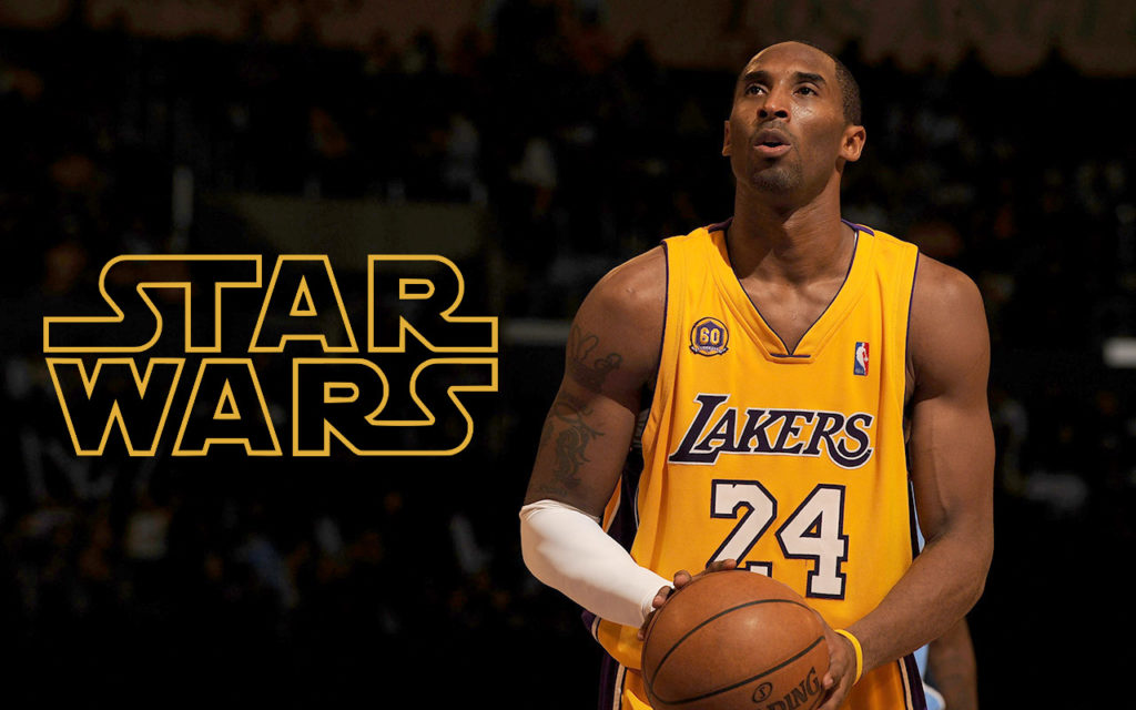 omaggio a kobe bryant in star wars