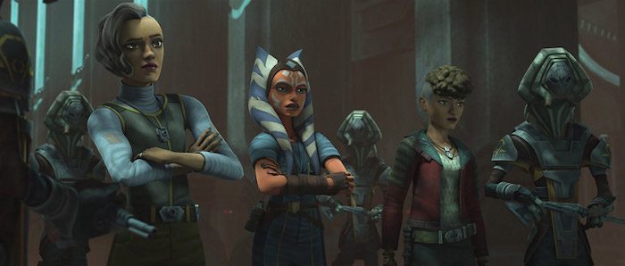 Ahsoka e le sorelle in The Clone Wars