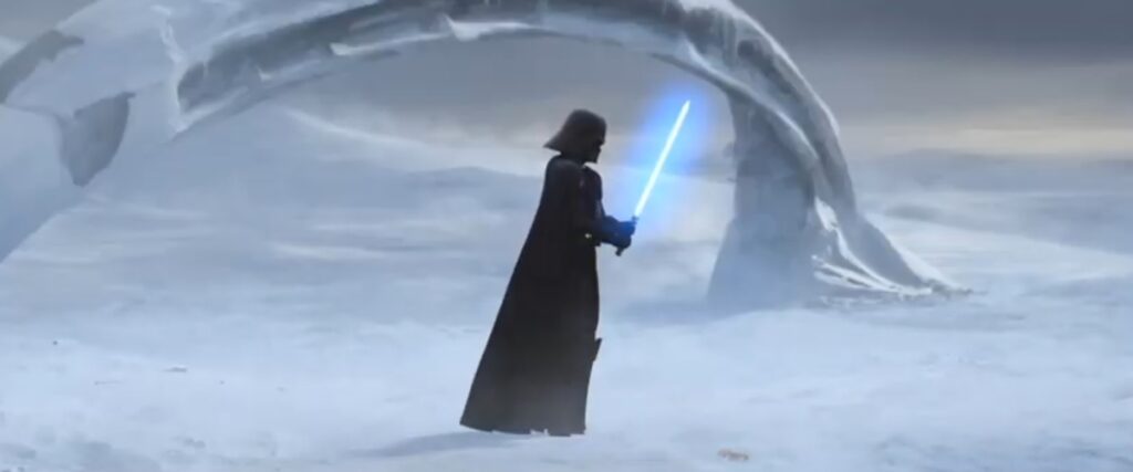 Darth Vader nel finale di The Clone Wars. 