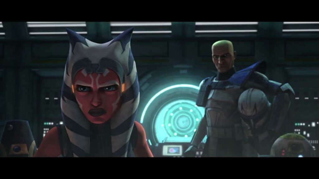 Ahsoka nell'ultima puntata di The Clone Wars