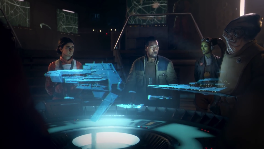 Hera e Starhawk nel trailer di squadrons