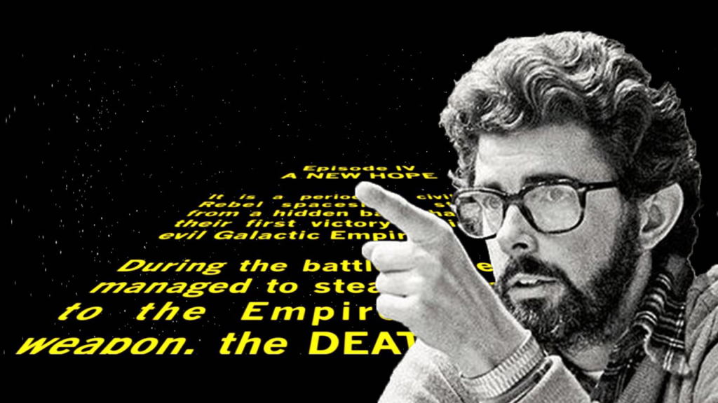 scritta di star wars opening crawl