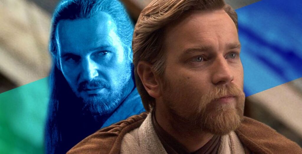 qui gon jinn nella serie su obi-wan