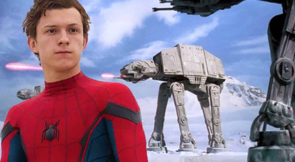 Spiderman Star Wars fan service