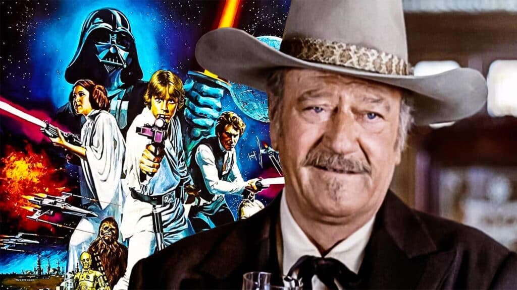 il cameo di John Wayne in star wars