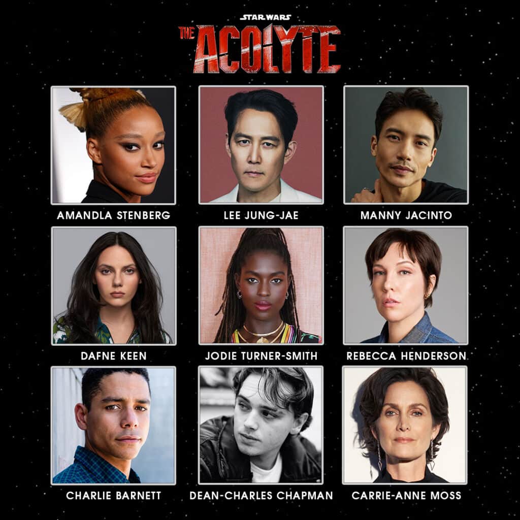 cast serie star wars the acolyte