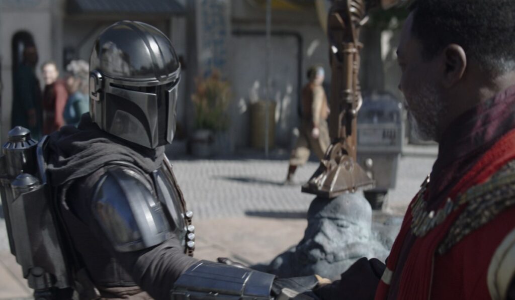 the mandalorian 3 scena